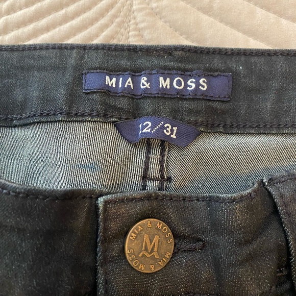 Mia & Moss Sabine skinny jeans. Size 12/31. Dark wash NWT. - Picture 2 of 10